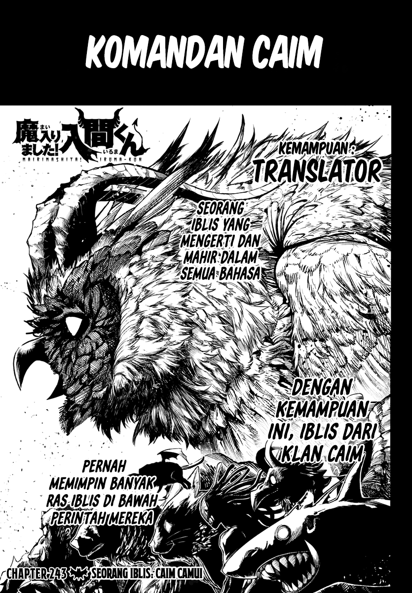 Baca Mairimashita! Iruma-kun Chapter 243 Gambar 2