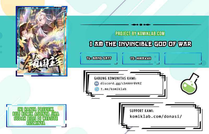 Baca Komik I Am the Invincible God of War Chapter 37 Gambar 1
