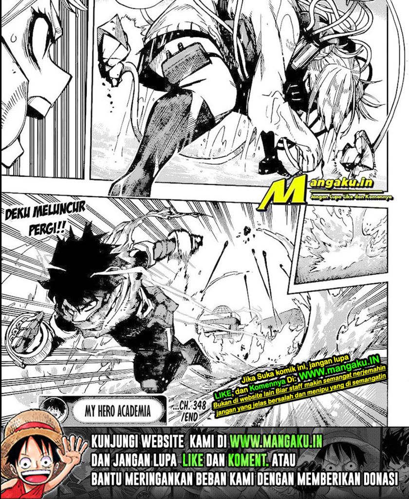 Boku no Hero Academia Chapter 348 Gambar 16