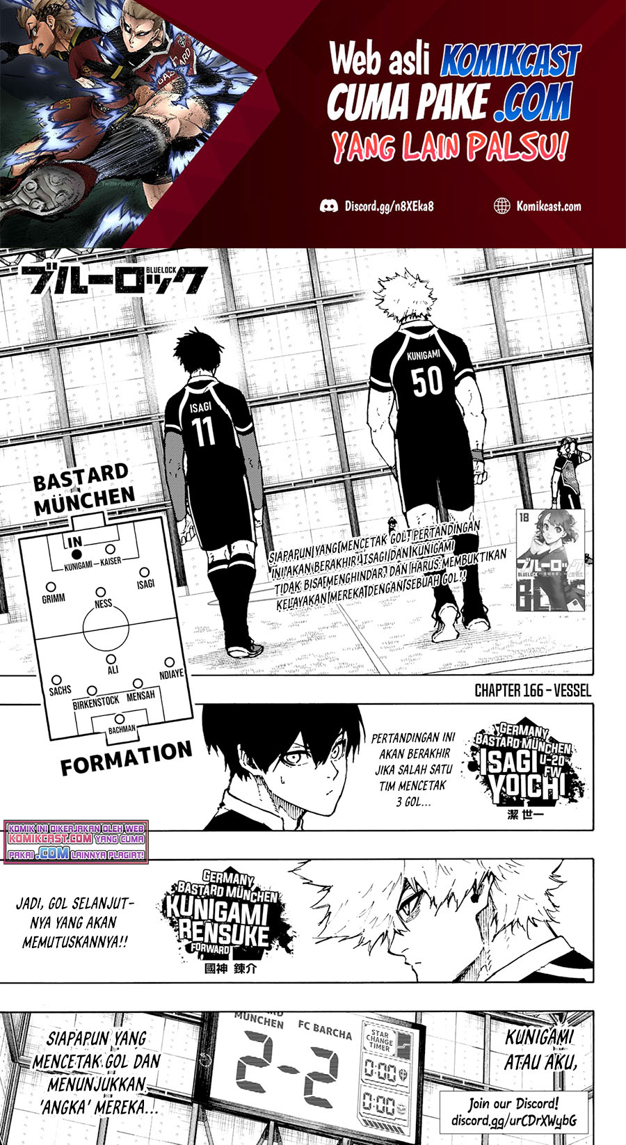 Baca Blue Lock Chapter 166 Gambar 2