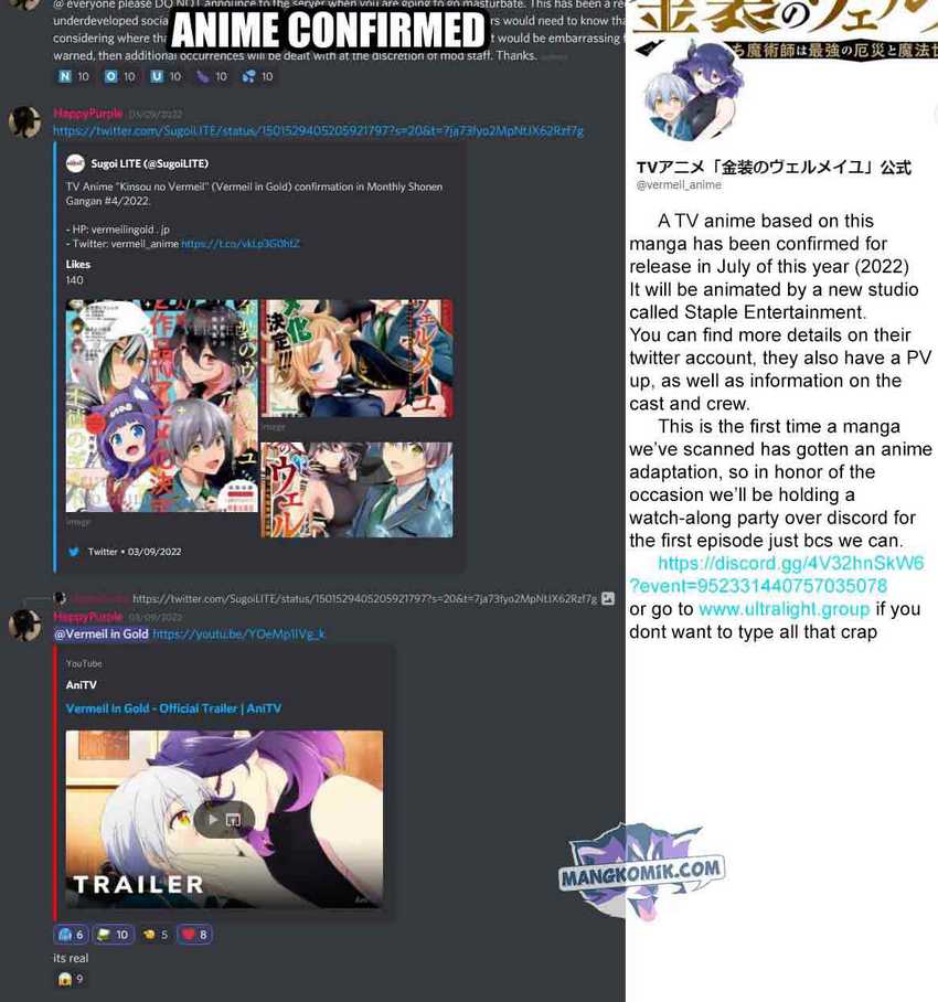 Kinsou no Vermeil – Gakeppuchi Majutshi wa Saikyou no Yakusai to Mahou Sekai o Tsukisusumu Chapter 12 Gambar 49