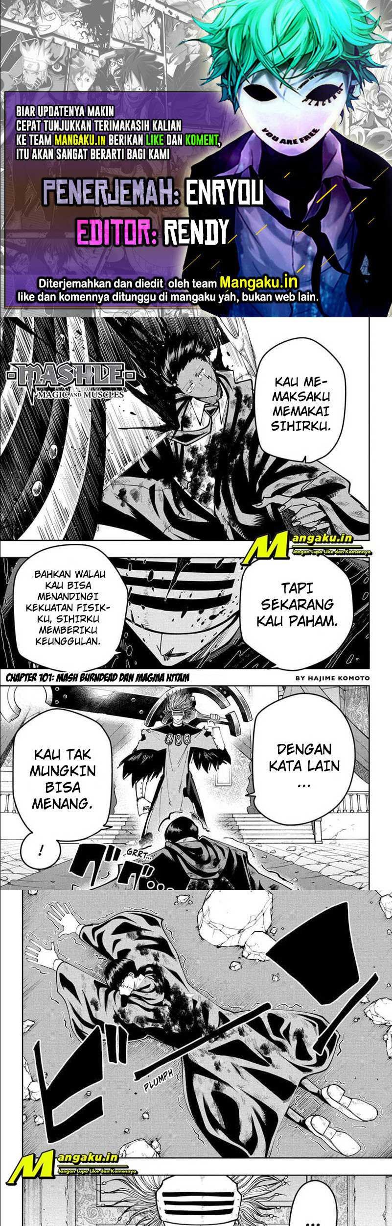 Baca Komik Mashle: Magic and Muscles Chapter 101 Gambar 1