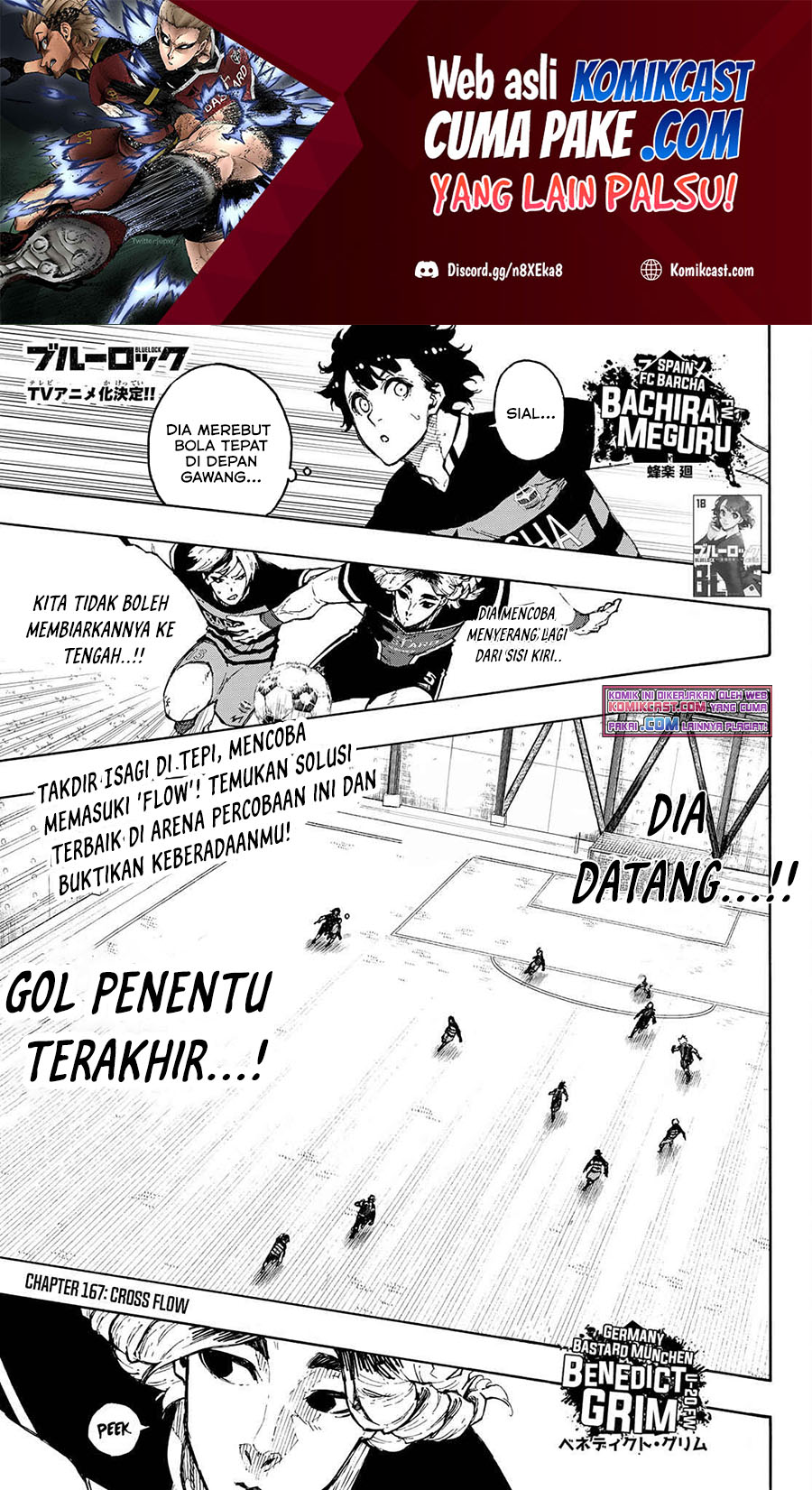 Baca Blue Lock Chapter 167 Gambar 2