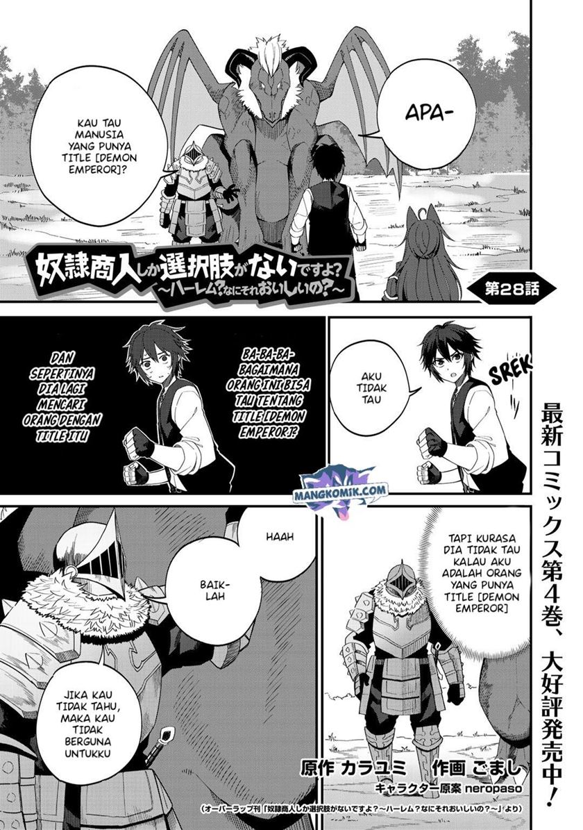 Baca  Dorei Shounin shika Sentakushi ga nai desu yo? ~Harem? Nani sore oishii no?~ Chapter 28 Gambar 2