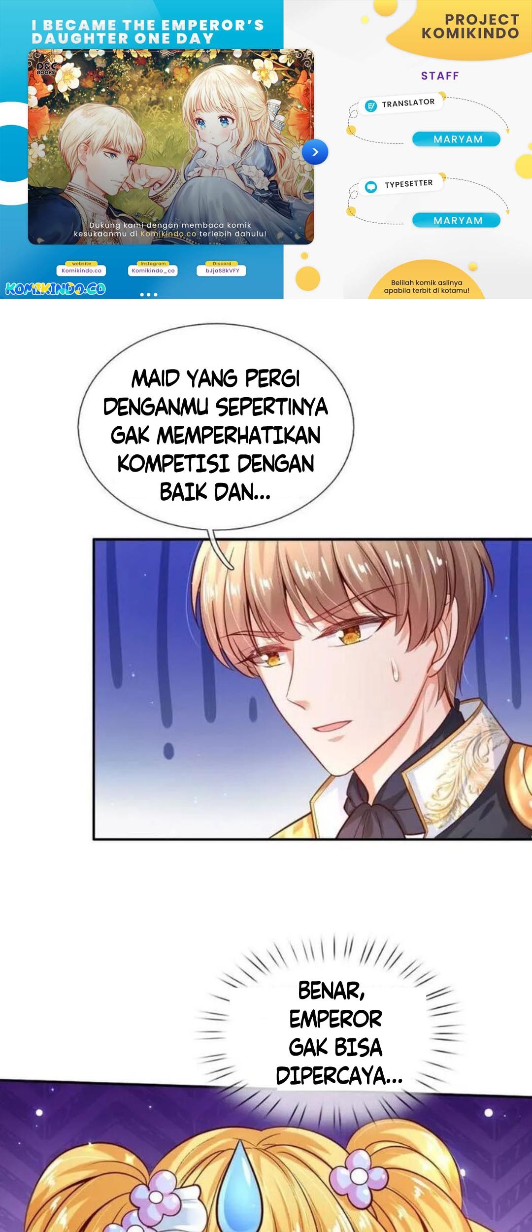 Baca Komik I Became The Emperor’s Daughter One Day Chapter 178 Gambar 1
