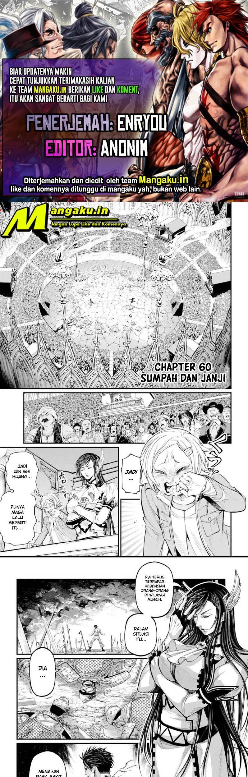 Baca Komik Shuumatsu no Valkyrie Chapter 60 Gambar 1