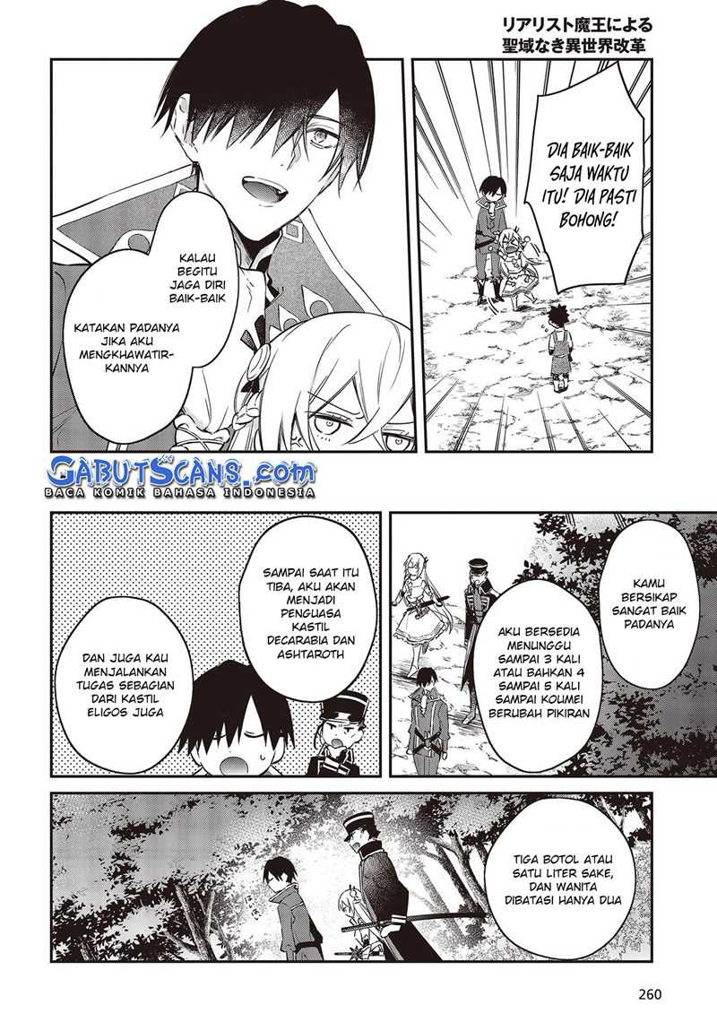 Realist Maou Niyoru Seiiki Naki Isekai Kaikaku Chapter 34 Gambar 27