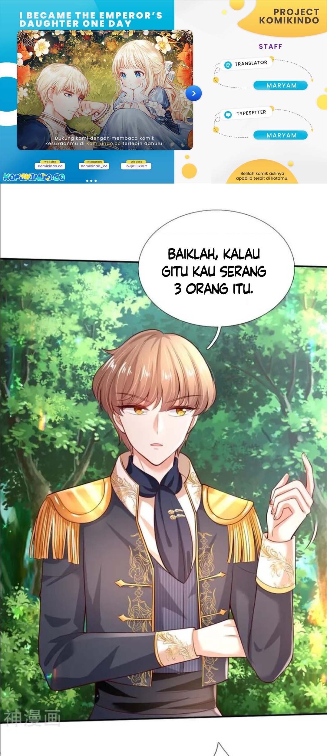 Baca Komik I Became The Emperor’s Daughter One Day Chapter 190 Gambar 1