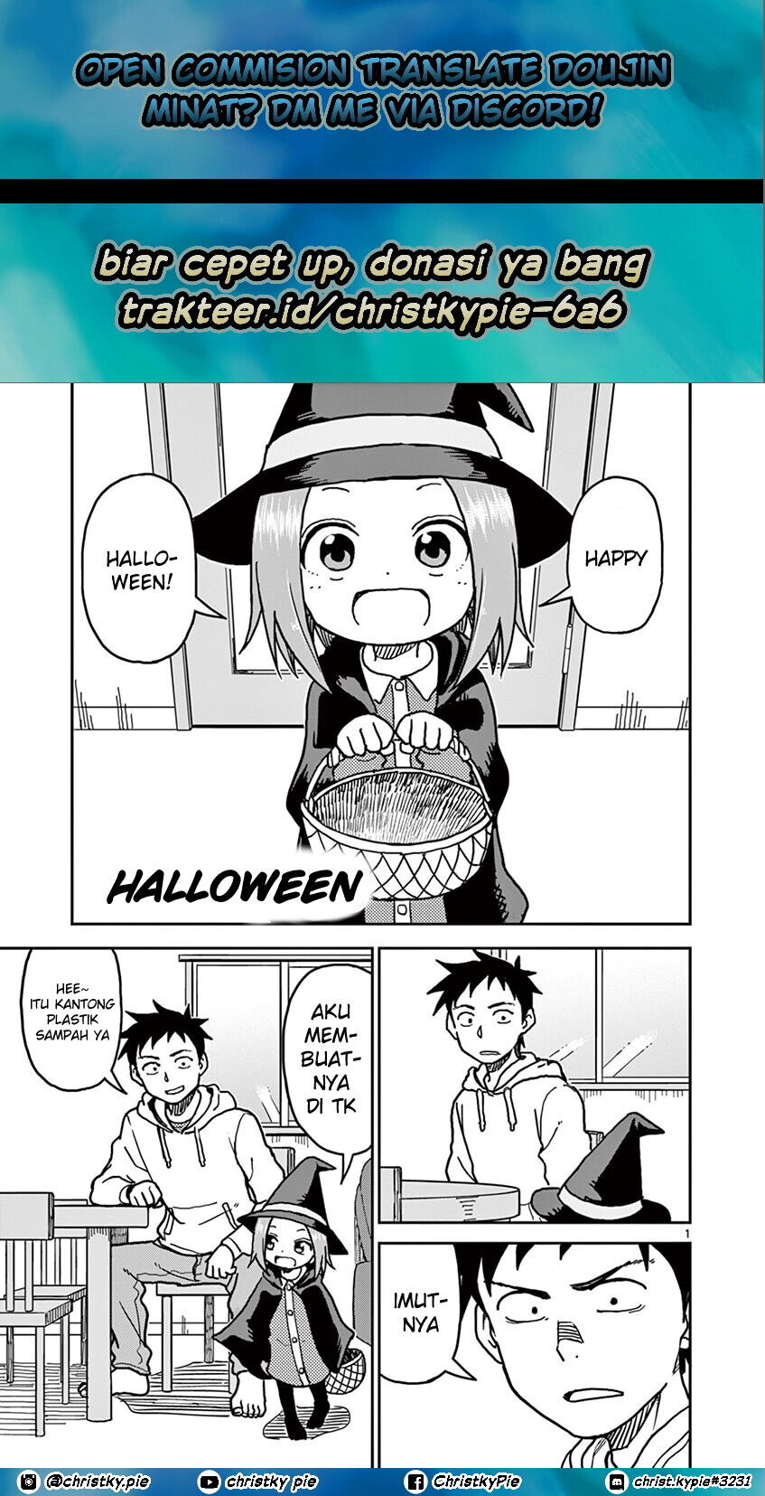 Baca Komik Karakai Jouzu no (Moto) Takagi-san Chapter 110 Gambar 1