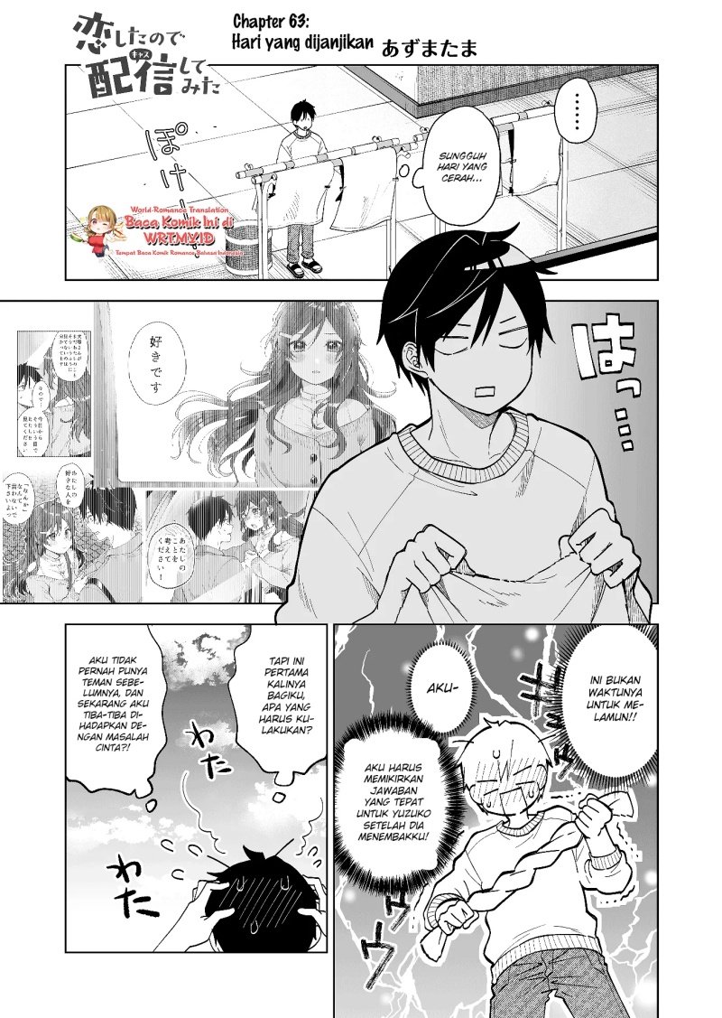 Baca  Koi Shita no de, Haishin Shite Mita Chapter 63 Gambar 2