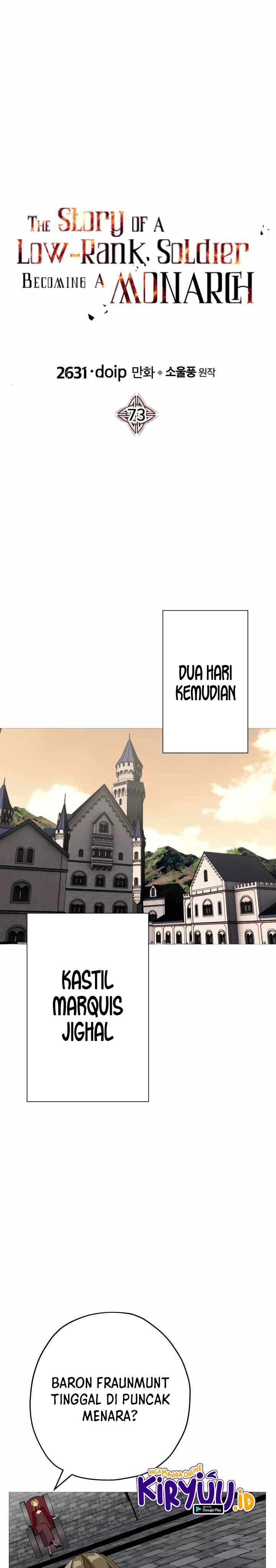 The Story of a Low-Rank Soldier Becoming a Monarch Chapter 73 Gambar 17