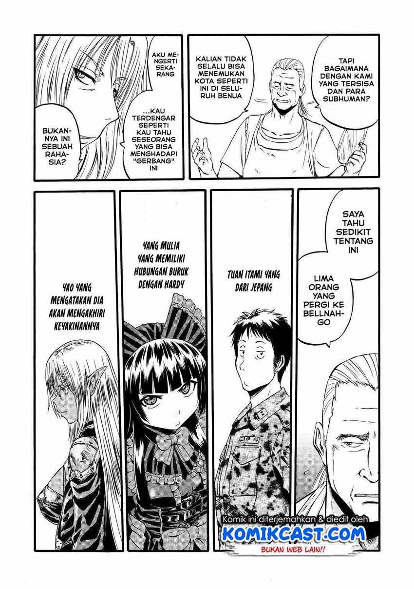 Gate – Jietai Kare no Chi nite Kaku Tatakeri Chapter 111 Gambar 23