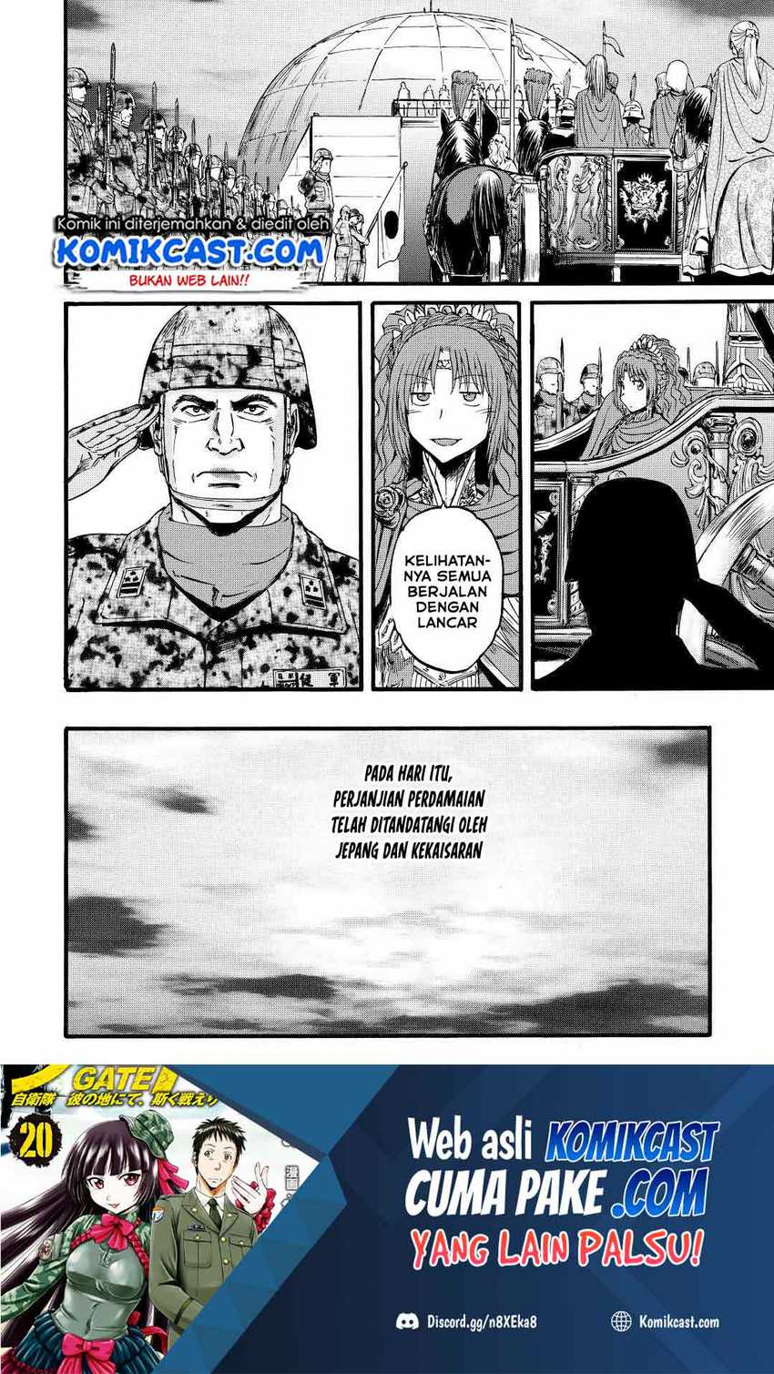 Gate – Jietai Kare no Chi nite Kaku Tatakeri Chapter 111 Gambar 36