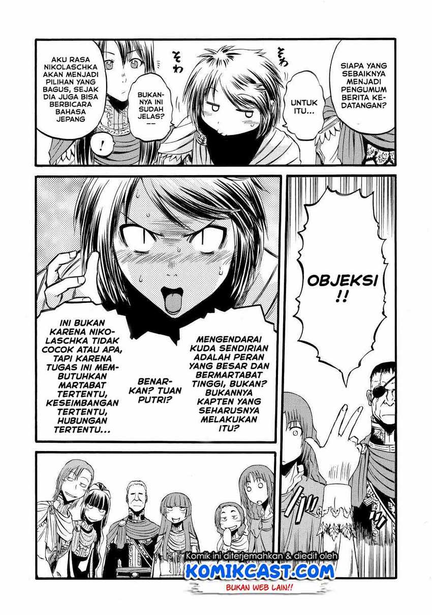 Gate – Jietai Kare no Chi nite Kaku Tatakeri Chapter 111 Gambar 9