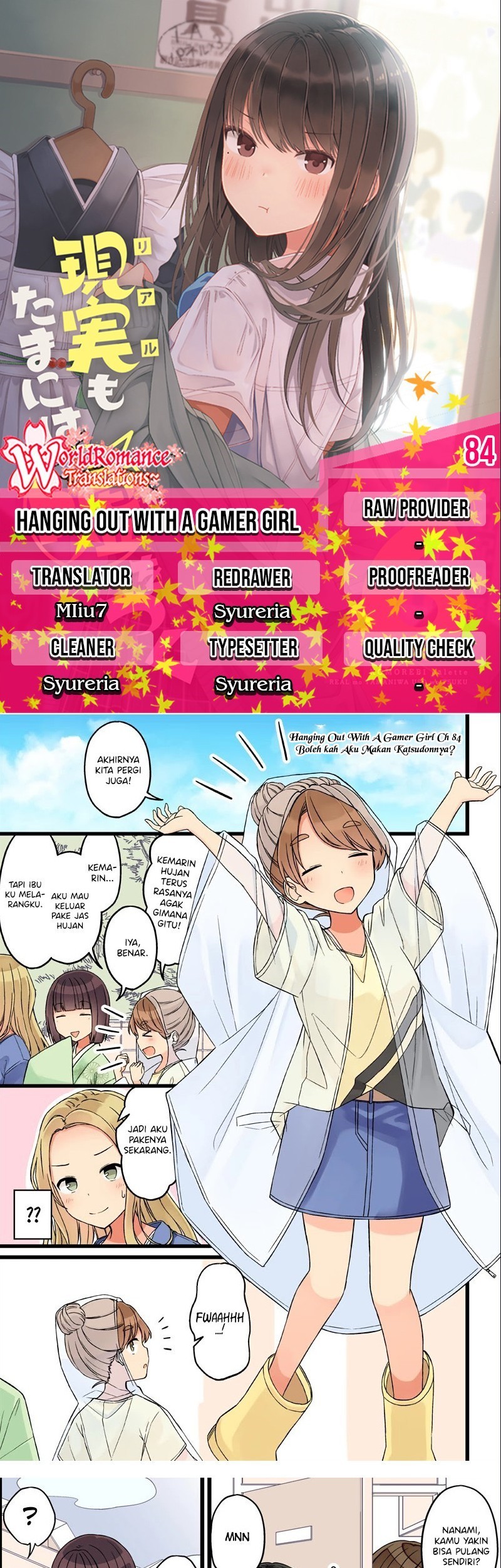 Baca Komik Hanging Out with a Gamer Girl Chapter 84 Gambar 1