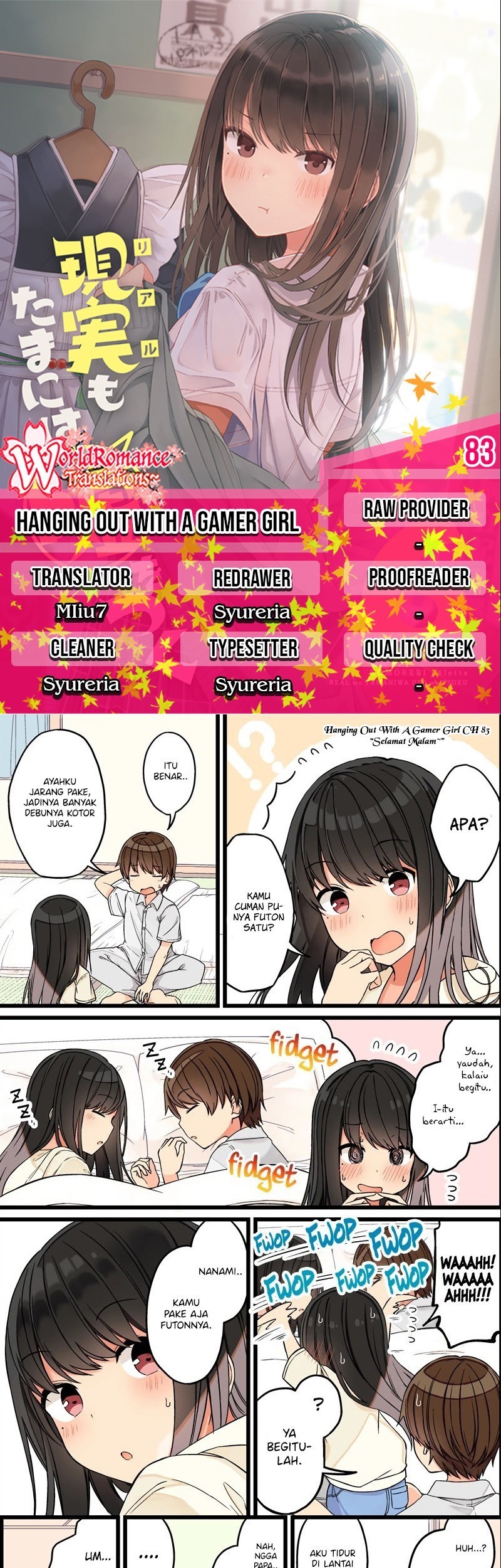 Baca Komik Hanging Out with a Gamer Girl Chapter 83 Gambar 1
