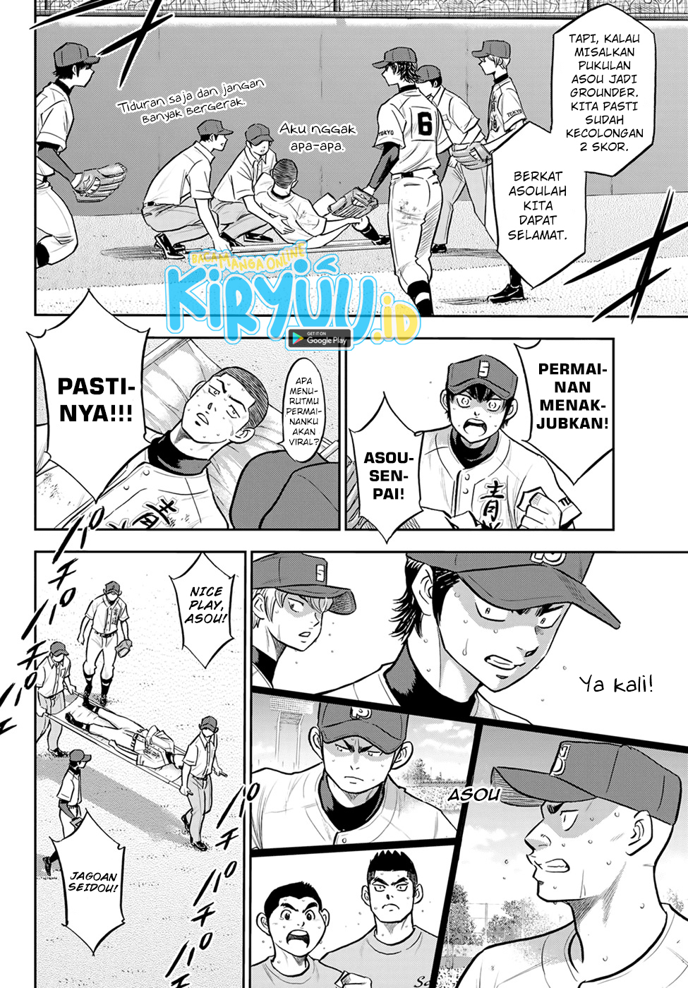 Diamond no Ace Act 2 Chapter 278 Gambar 9