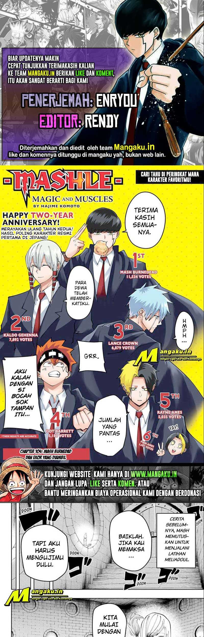 Baca Komik Mashle: Magic and Muscles Chapter 104 Gambar 1