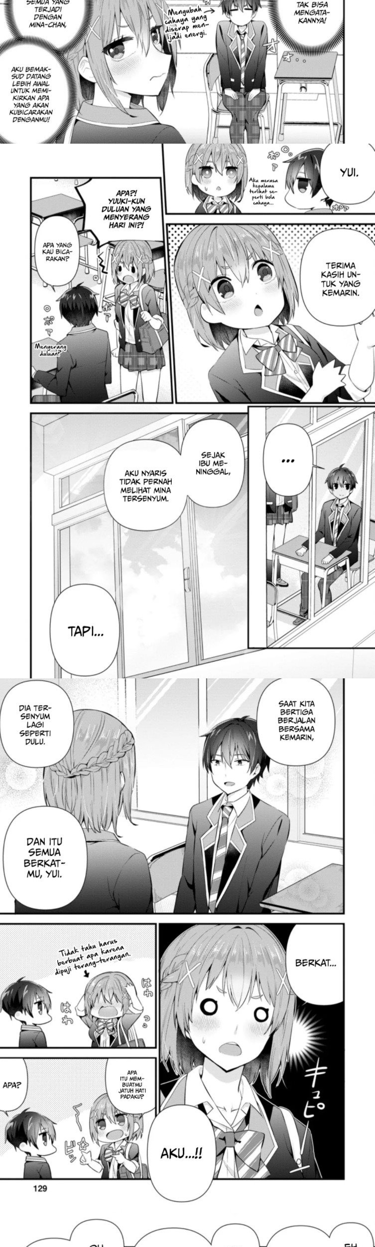 The Cute Girl Sitting Next to Me Is Trying to Make Me Fall in Love With Her as a Way to Ridicule Me, but the Tables Were Turned on Her Before She Knew It Chapter 10 Gambar 3