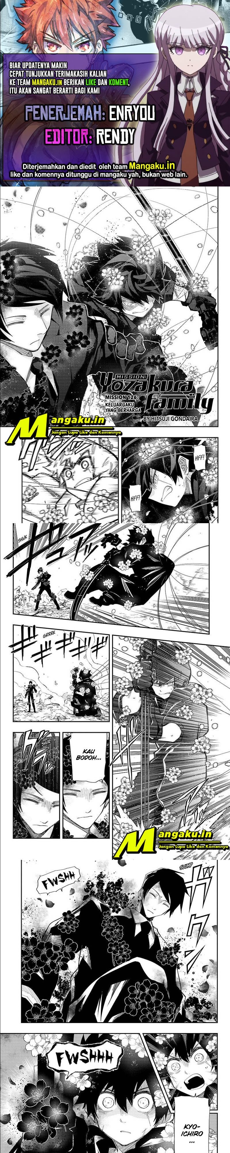 Baca Komik Mission: Yozakura Family Chapter 126 Gambar 1