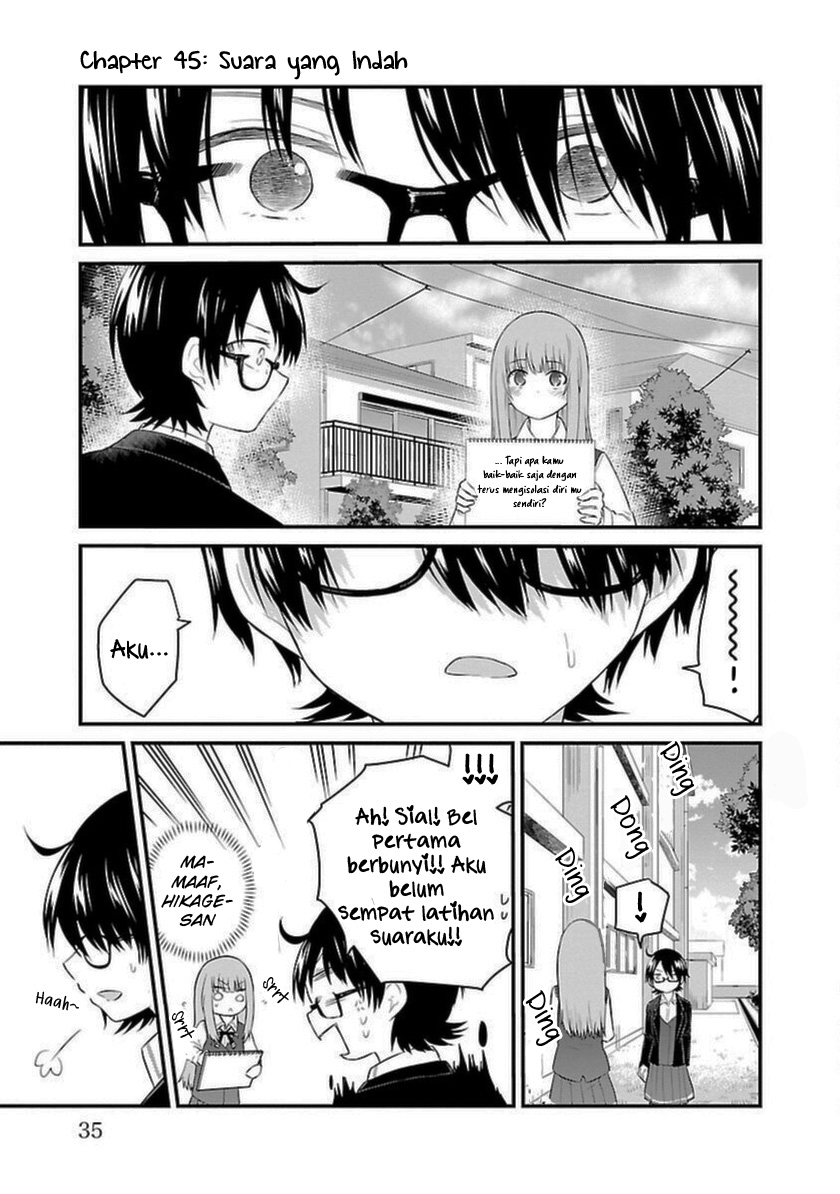 Baca Koe ga dasenai Shoujo wa “Kanojo ga Yasashisugiru” to Omotte iru Chapter 45 Gambar 2