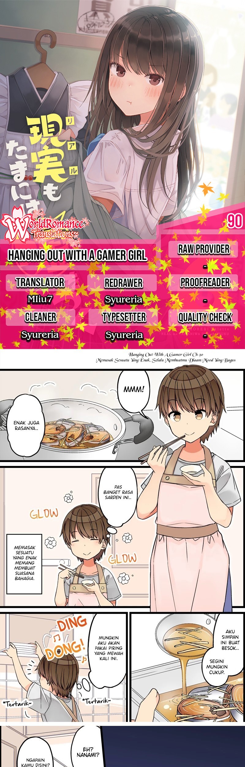 Baca Komik Hanging Out with a Gamer Girl Chapter 90 Gambar 1