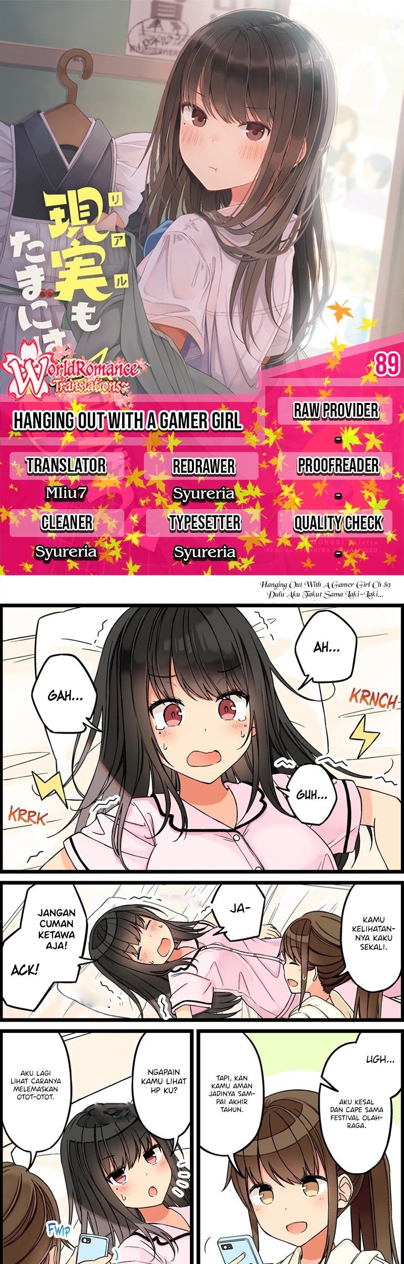 Baca Komik Hanging Out with a Gamer Girl Chapter 89 Gambar 1