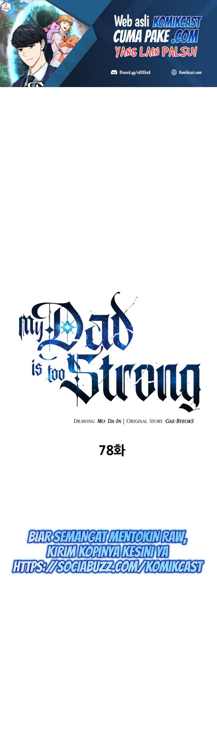 Baca  My Dad Is Too Strong Chapter 78 Gambar 2