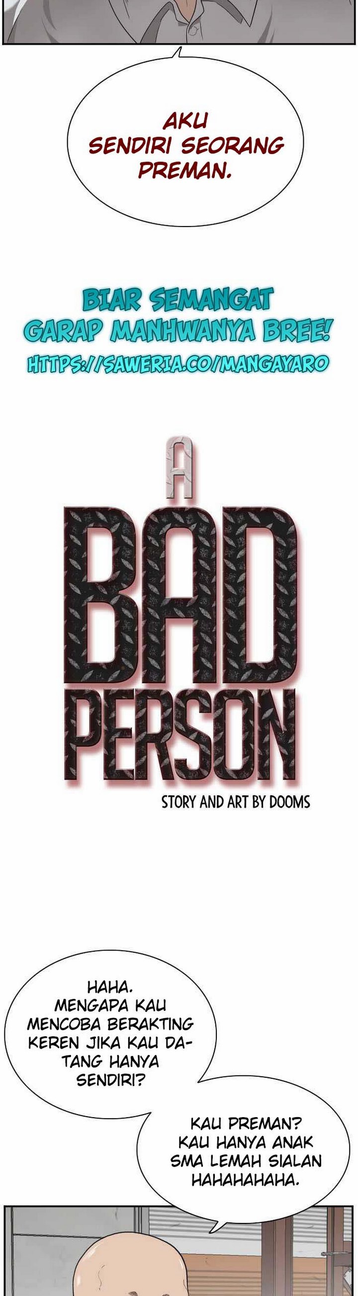 A Bad Person Chapter 33.1 Gambar 4