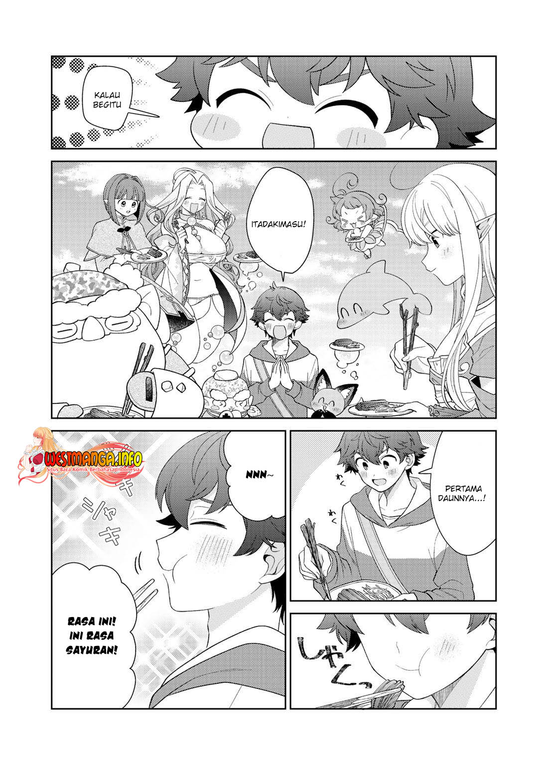 Seirei-tachi no Rakuen to Risou no Isekai Seikatsu Chapter 23 Gambar 9