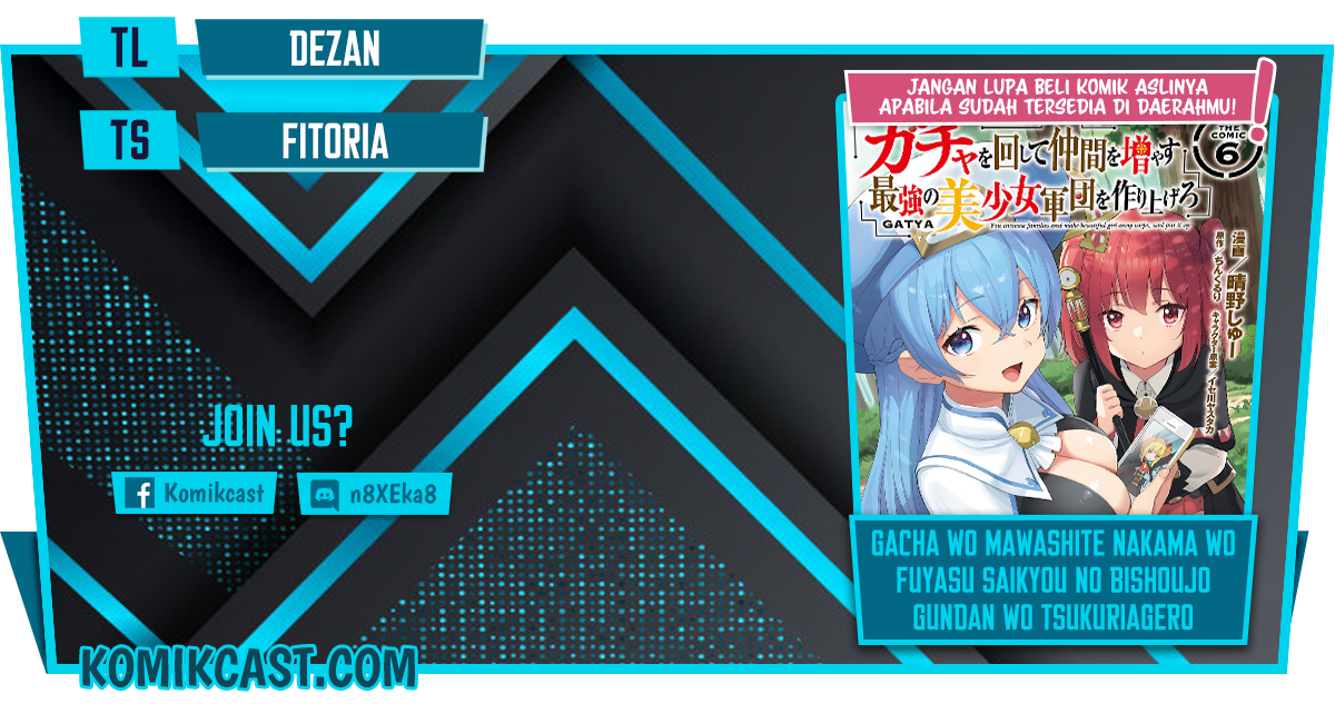 Baca Komik Gacha wo Mawashite Nakama wo Fuyasu Saikyou no Bishoujo Gundan wo Tsukuriagero Chapter 36 Gambar 1