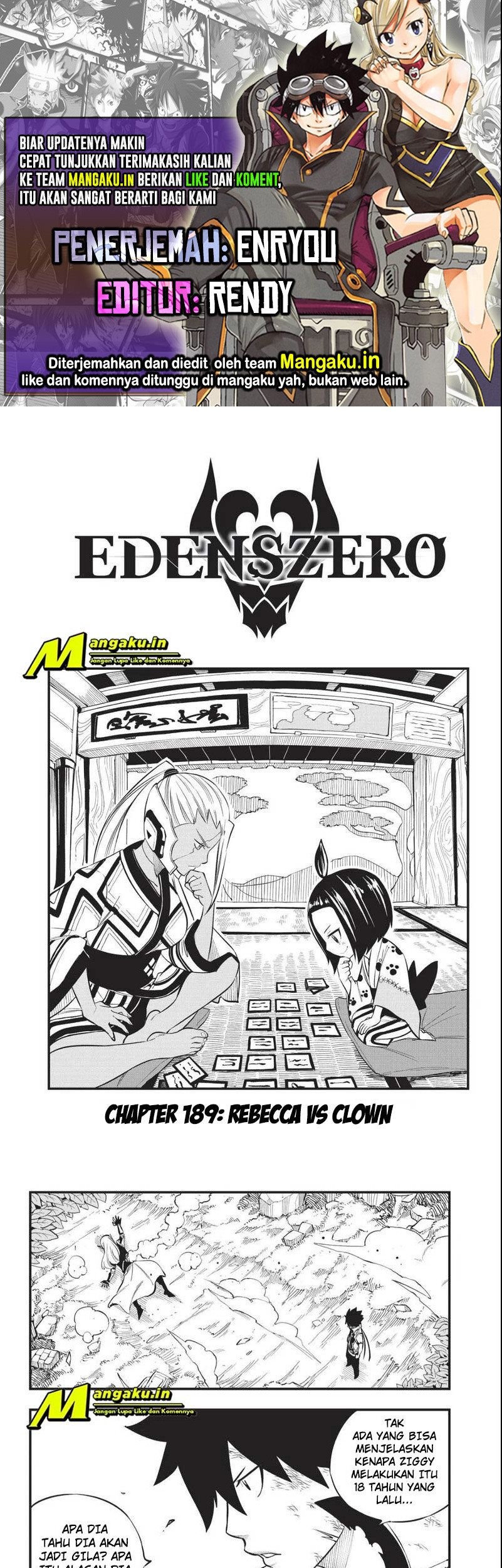 Baca Komik Eden's Zero Chapter 189 Gambar 1
