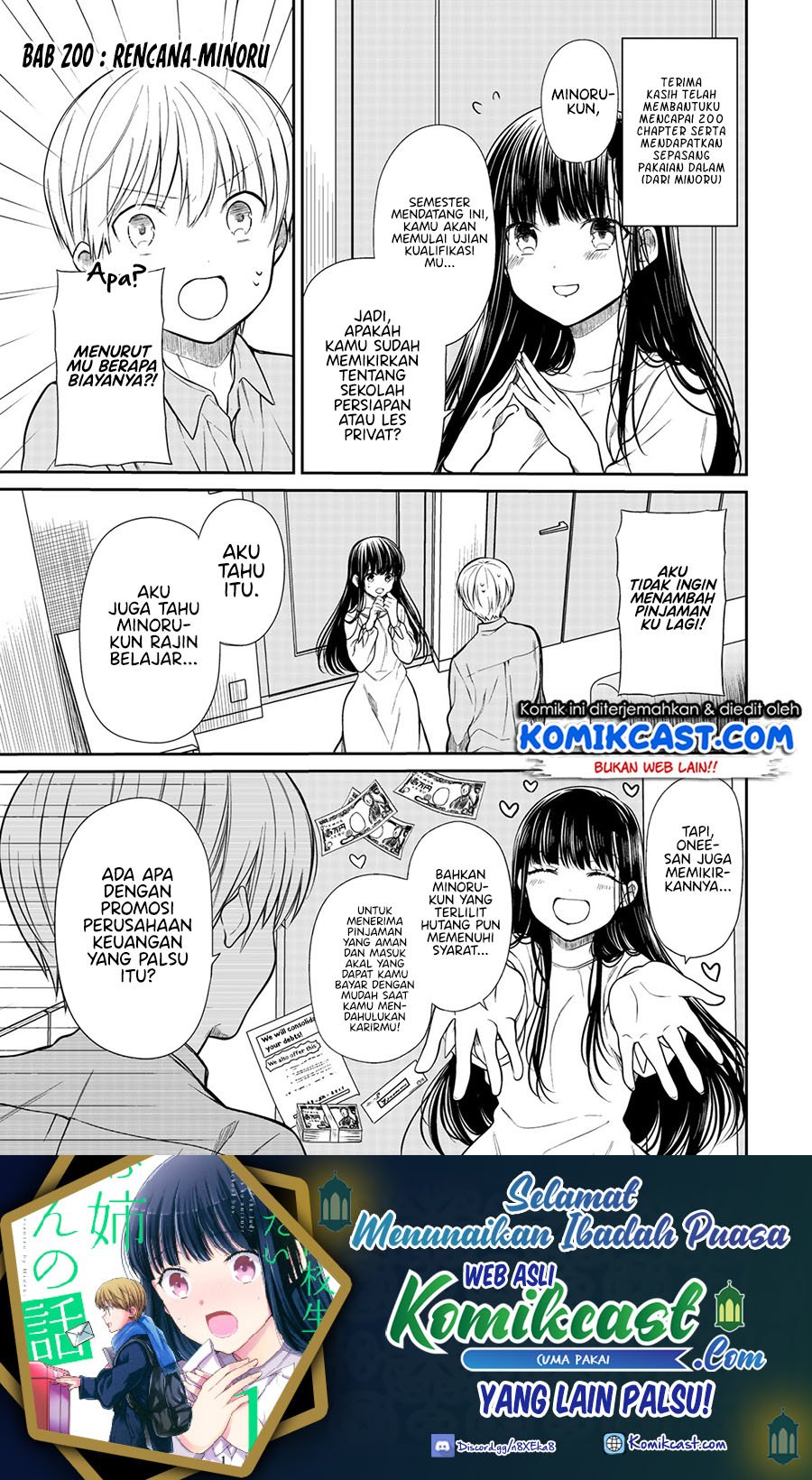 Baca Danshi Koukousei wo Yashinaitai Onee-san no Hanashi Chapter 200 Gambar 2