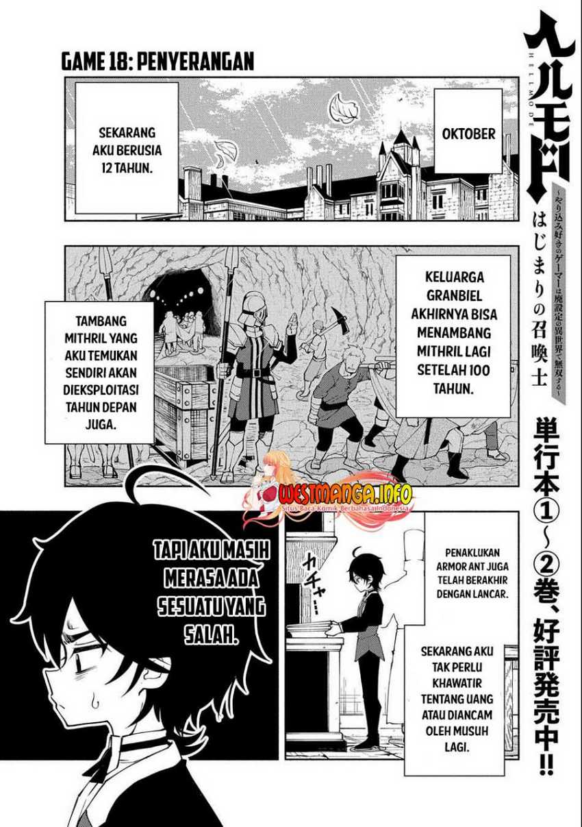 Baca Hell Mode: Yarikomi Suki no Gamer wa Hai Settei no Isekai de Musou Suru Chapter 18 Gambar 2
