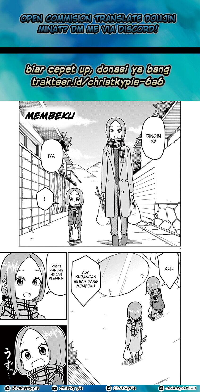 Baca Komik Karakai Jouzu no (Moto) Takagi-san Chapter 118.5 Gambar 1