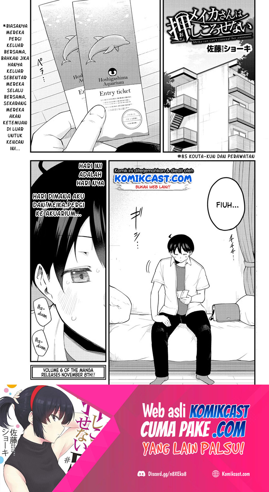 Baca Meika-san Can’t Conceal Her Emotions Chapter 85 Gambar 2