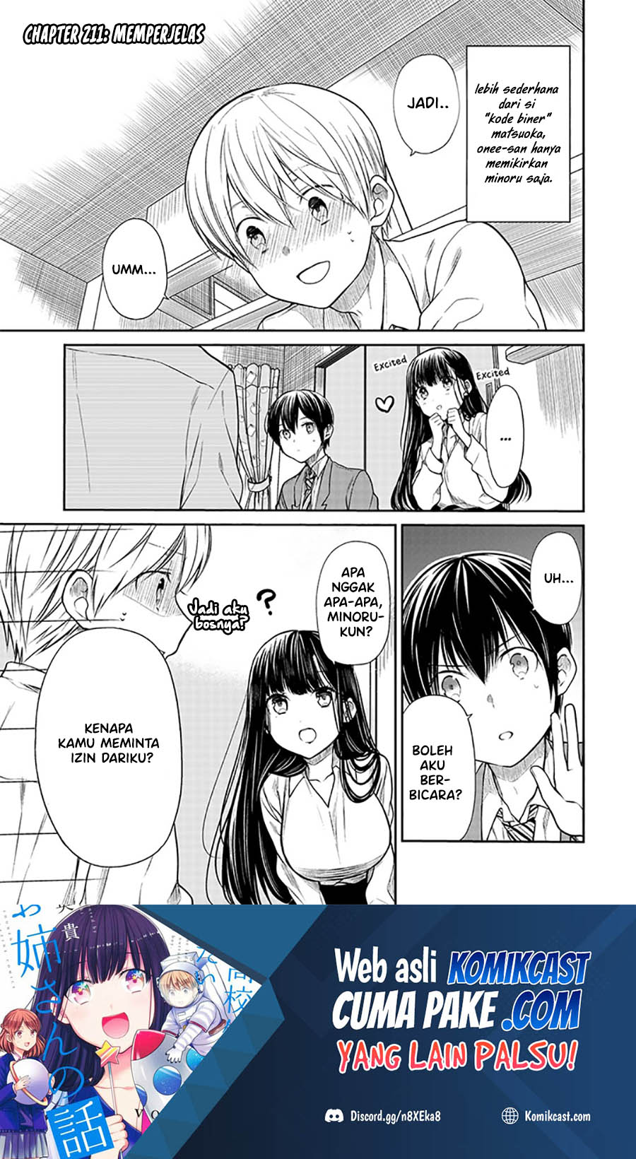 Baca Danshi Koukousei wo Yashinaitai Onee-san no Hanashi Chapter 211 Gambar 2
