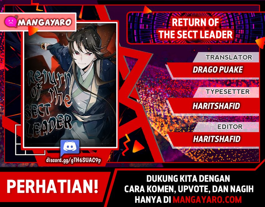 Baca Komik The Return of the Sect Leader Chapter 01.2 Gambar 1