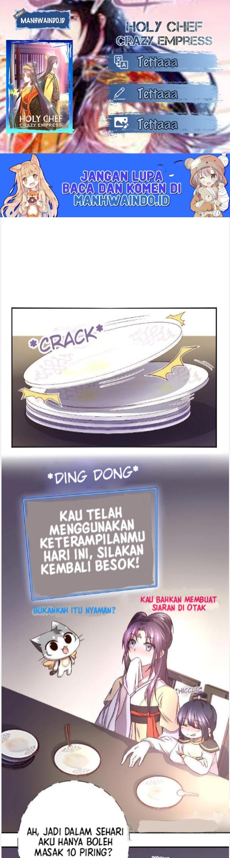 Baca Komik Holy Chef, Crazy Empress Chapter 08 Gambar 1