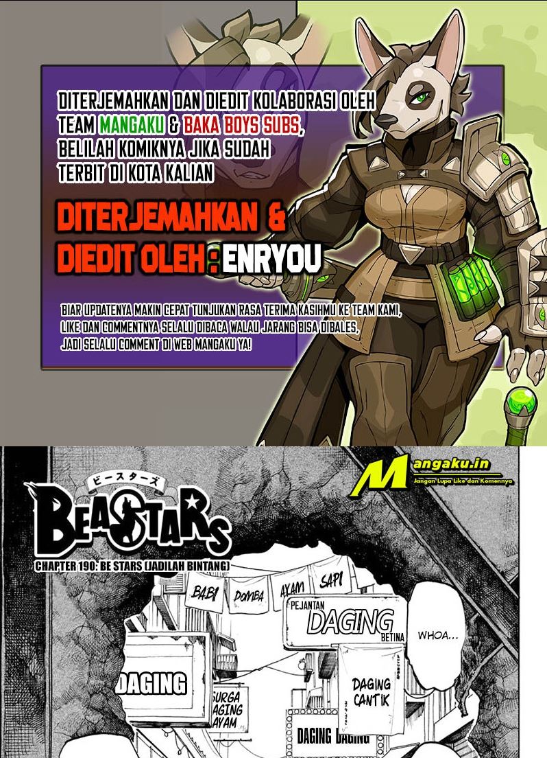Baca Komik Beastars Chapter 190 Gambar 1
