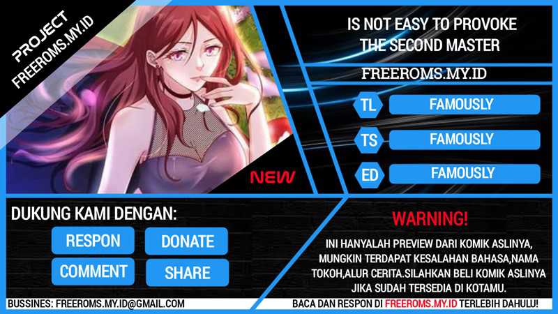 Baca Komik Is Not Easy To Provoke The Second Master Chapter 23 Gambar 1