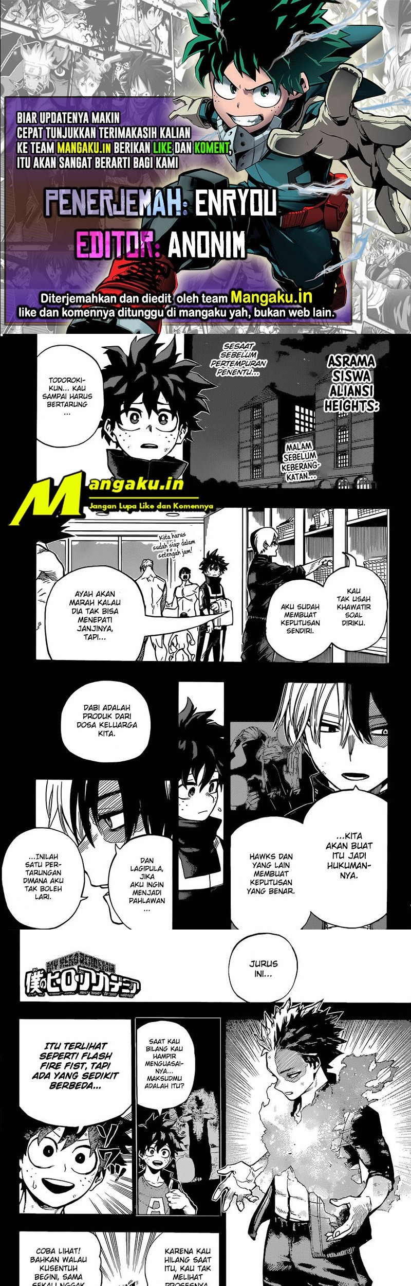 Baca Komik Boku no Hero Academia Chapter 352 Gambar 1
