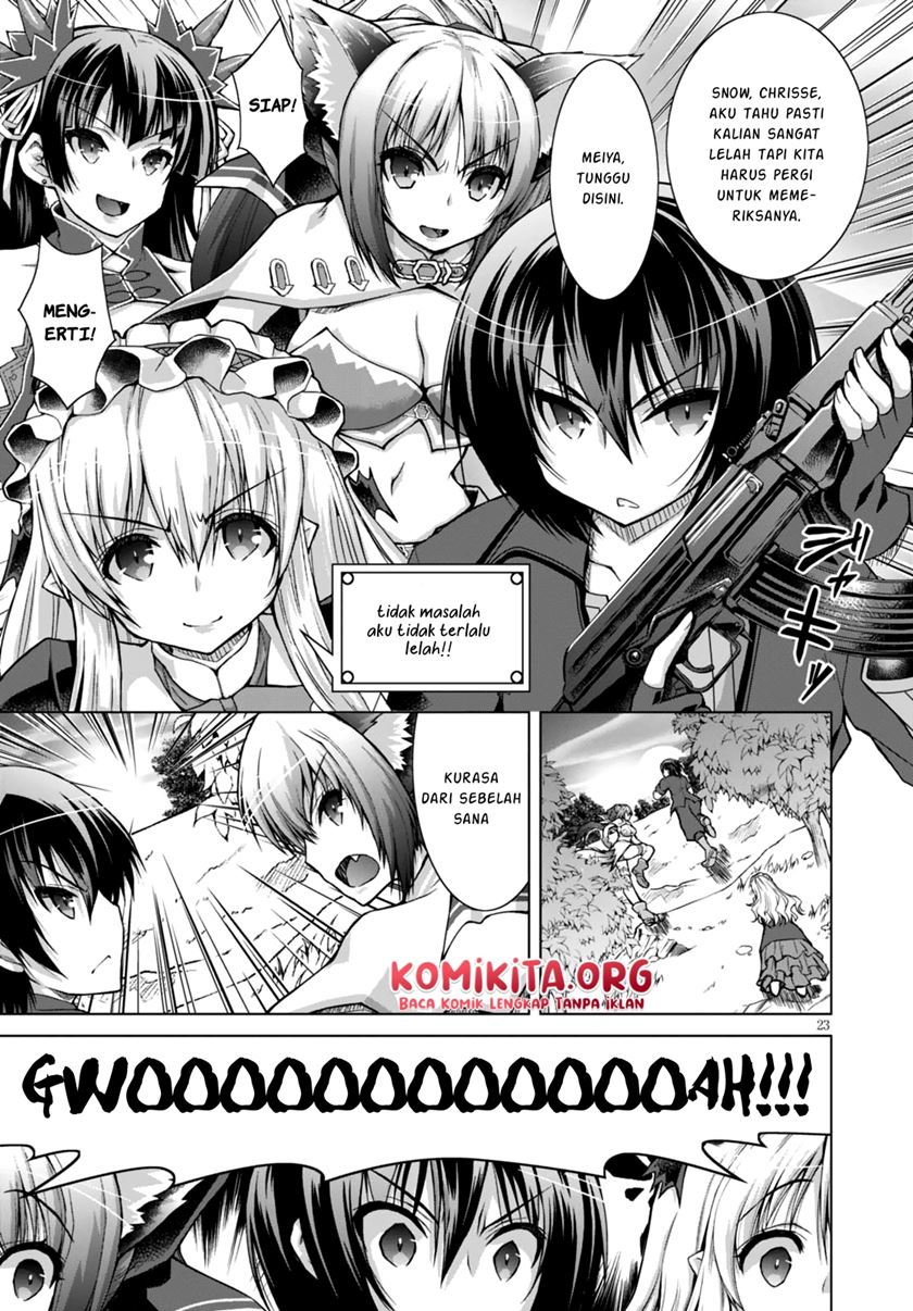 Gunota ga Mahou Sekai ni Tensei Shitara, Gendai Heiki de Guntai Harem o Tsukucchaimashita!? Chapter 27 Gambar 25