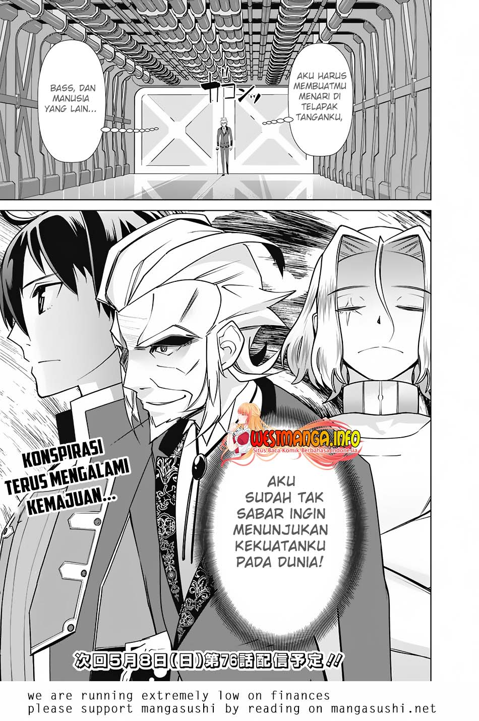 Rettou Me no Tensei Majutsushi Shiitage Rareta Moto Yuusha wa Mirai no Sekai o Yoyuu de Ikinuku Chapter 75 Gambar 22