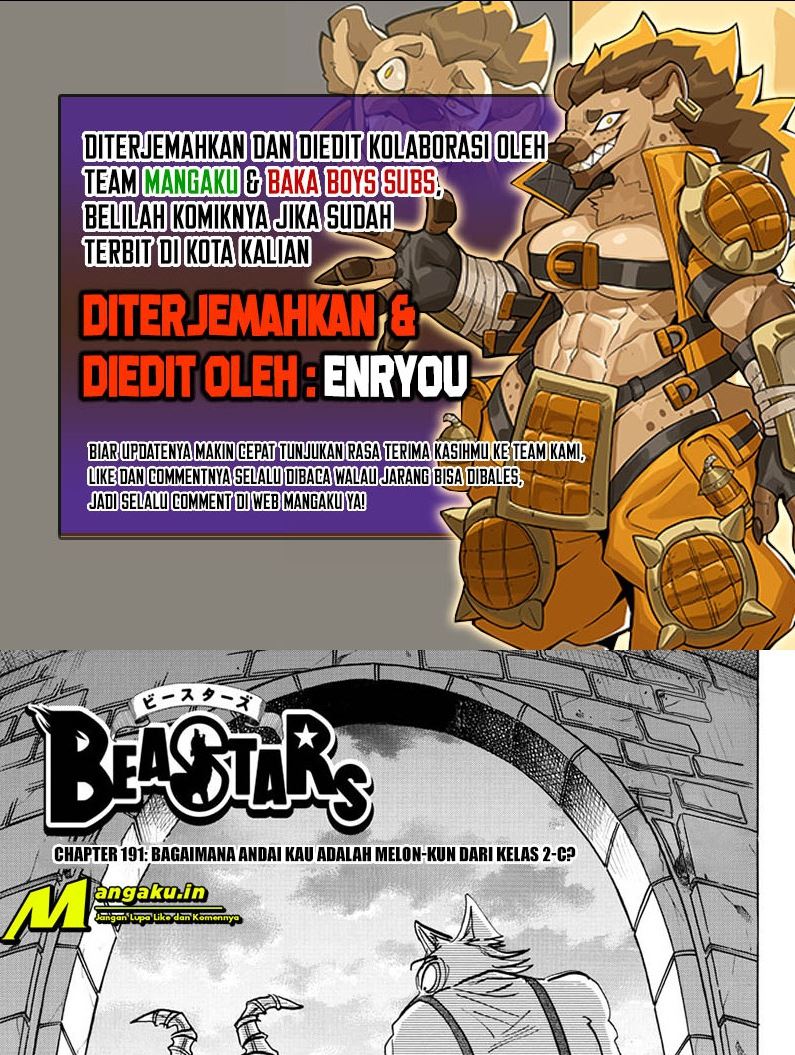 Baca Komik Beastars Chapter 191 Gambar 1