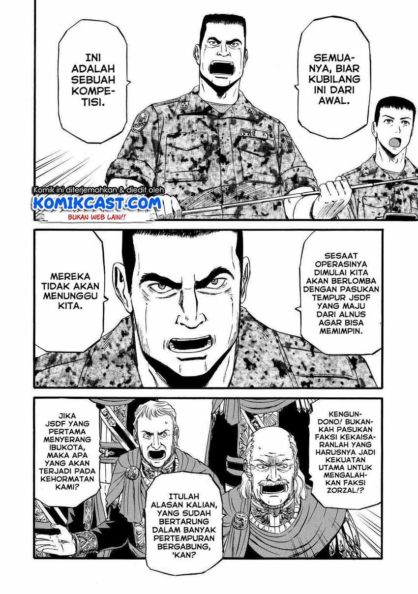 Gate – Jietai Kare no Chi nite Kaku Tatakeri Chapter 113 Gambar 11