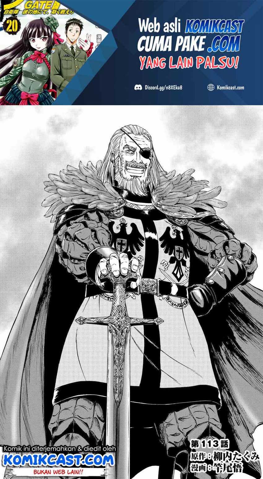 Baca Gate – Jietai Kare no Chi nite Kaku Tatakeri Chapter 113 Gambar 2
