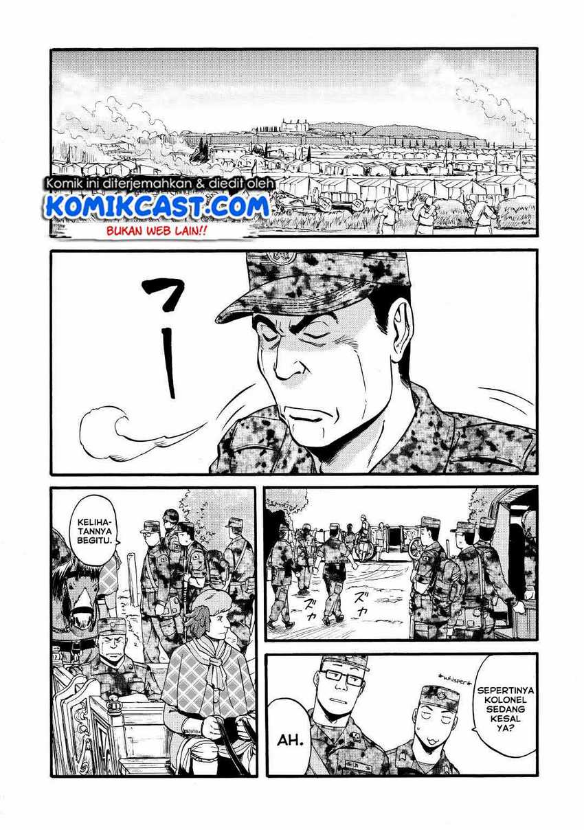Gate – Jietai Kare no Chi nite Kaku Tatakeri Chapter 113 Gambar 4