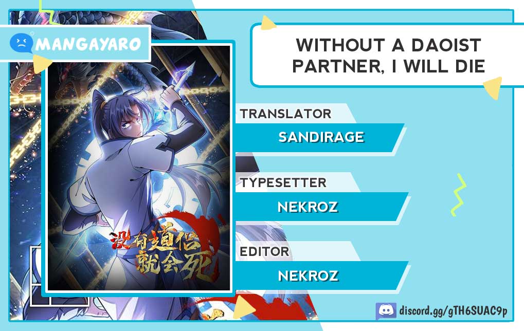 Baca Komik Without a Daoist Partner, I Will Die Chapter 13 Gambar 1
