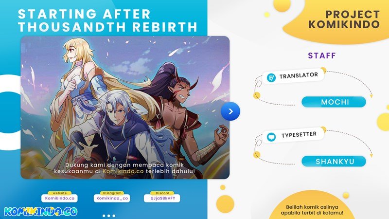 Baca Komik Starting After Thousandth Rebirth Chapter 04 Gambar 1